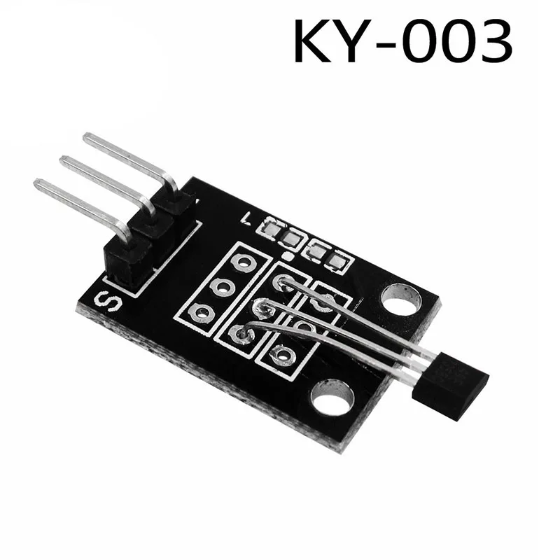 1/2/5/10 бр. Модул магнитен датчик на Хол KY-003 за Arduino AVR Smart Cars САМ стартови Комплекти Изображение 0
