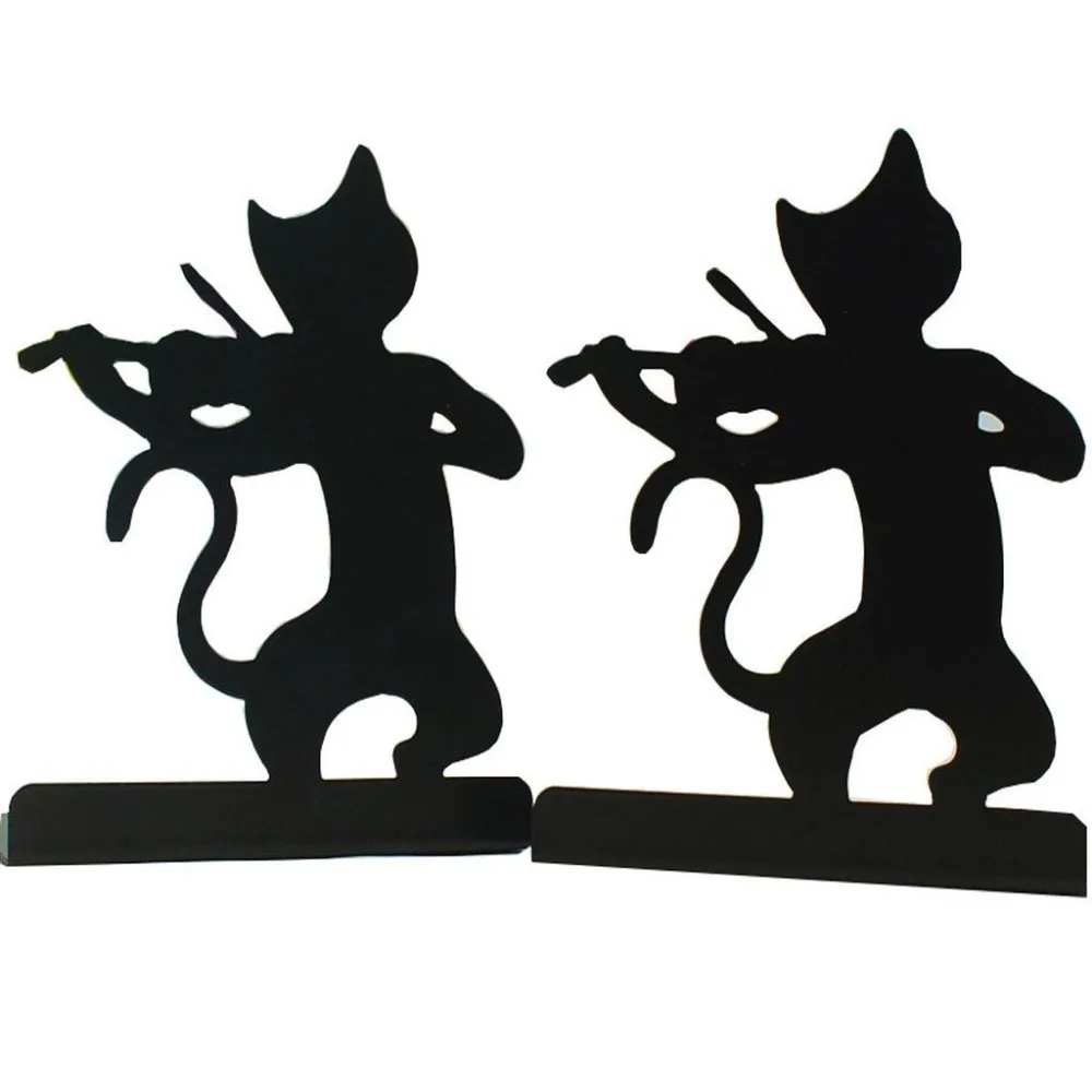 1 чифт /много Сладко забавно кот-поставка за желязна kitties във формата на цигулка, SL00020 Изображение 0