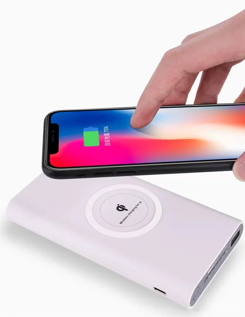 Безплатна доставка на 200 000 ма Безжичен захранване Двустранен бързо зареждане на Powerbank Преносимо зарядно Type-c външна батерия за iPhone Изображение 3