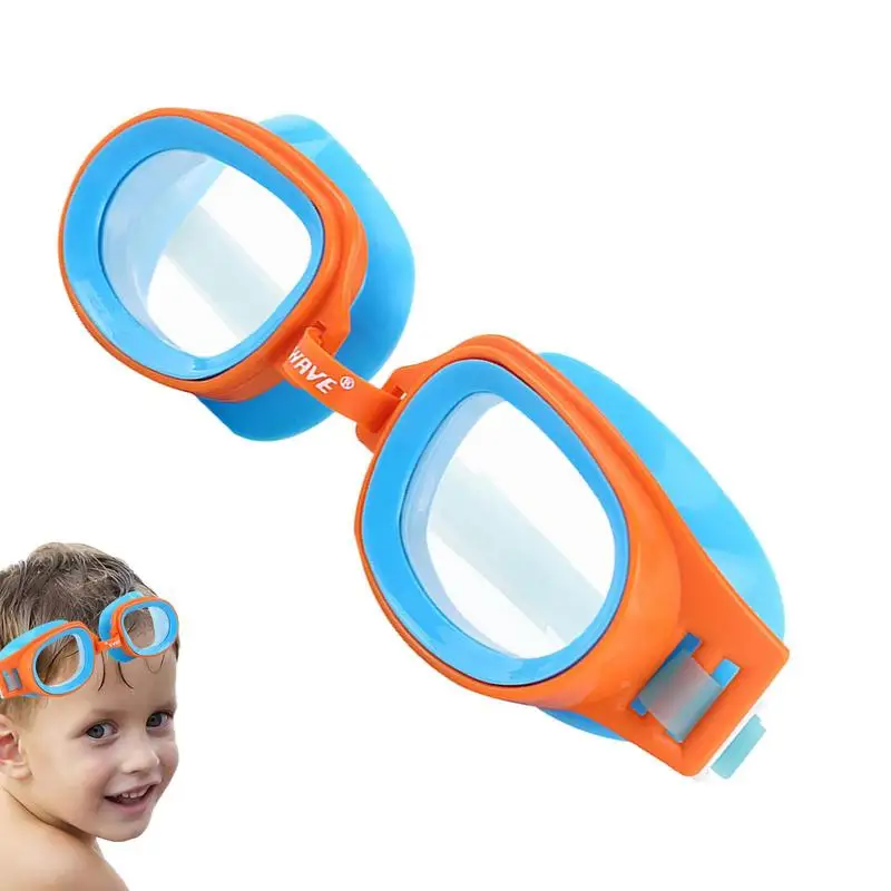Детски Плувни очила с защита от uv Водоустойчив Силиконови Очила за плуване в басейна на плажа Изображение 0