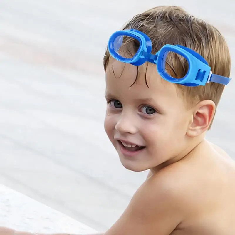 Детски Плувни очила с защита от uv Водоустойчив Силиконови Очила за плуване в басейна на плажа Изображение 3