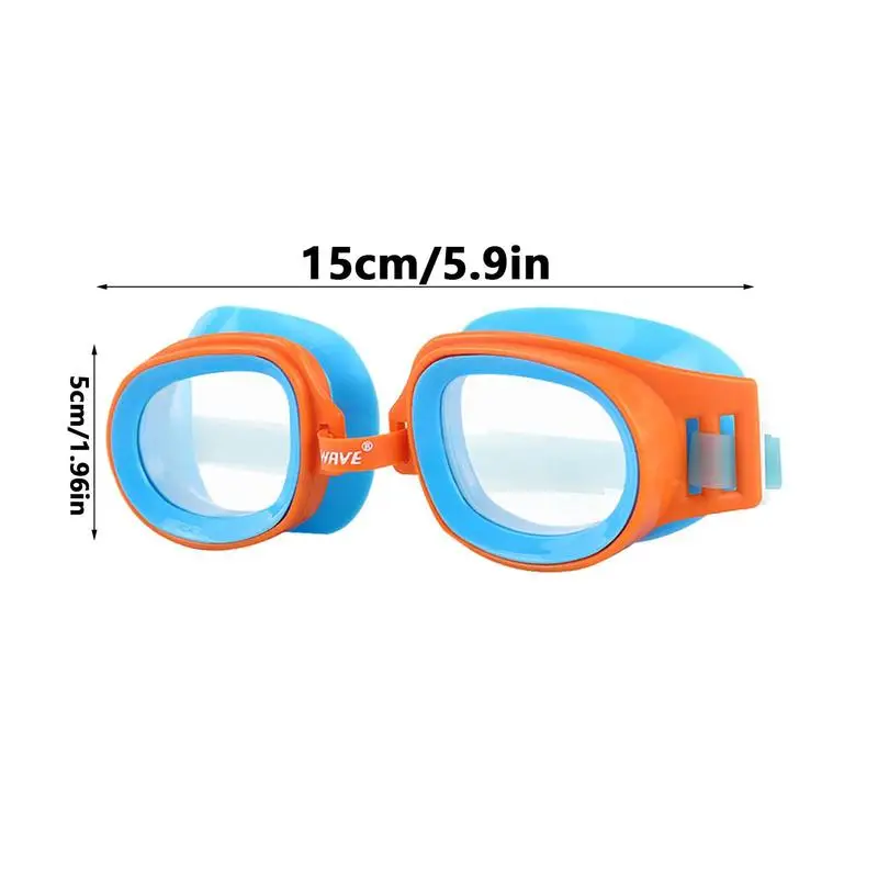 Детски Плувни очила с защита от uv Водоустойчив Силиконови Очила за плуване в басейна на плажа Изображение 5