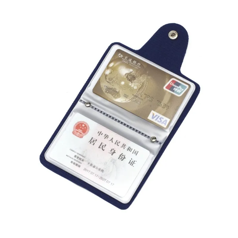 Държач за визитки, противоугонный ID, държач за кредитни карти, Елегантен женски 24 Карти, тънък джоб калъф от изкуствена кожа, портфейл за монети, портфейл Изображение 3