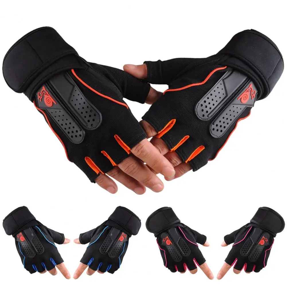 Изискани ръкавици за фитнес, защита на китките, Антидеформированные унисекс ръкавици за фитнес на полпальца, еластични ръкавици за ски Изображение 5