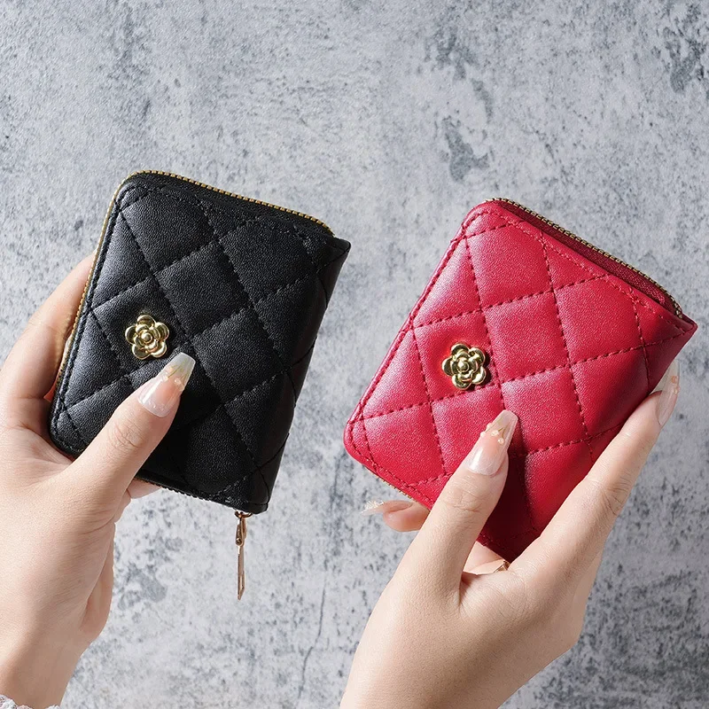 Нов европейски и американски лек луксозен свеж малък аромат lady wrist портфейла card bag multi-card lady Изображение 0