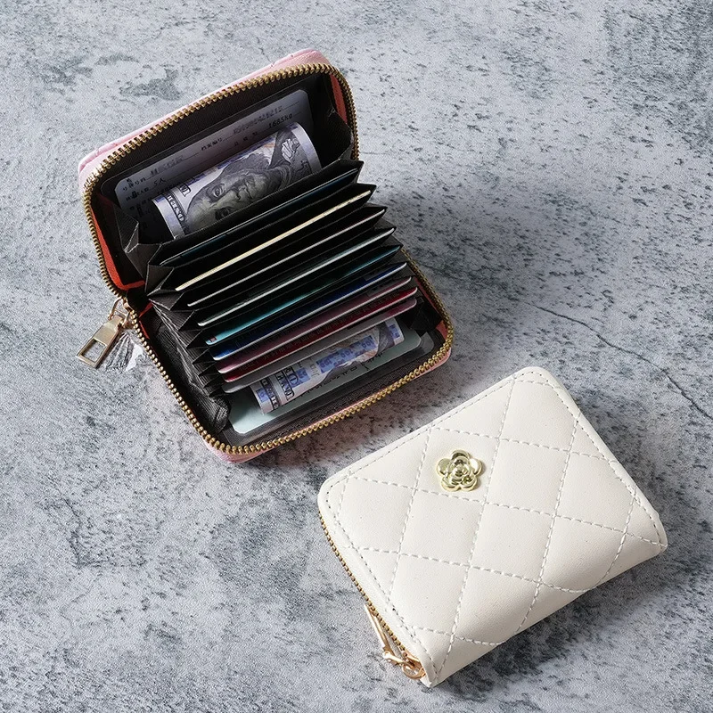 Нов европейски и американски лек луксозен свеж малък аромат lady wrist портфейла card bag multi-card lady Изображение 2