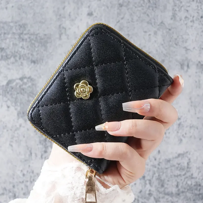 Нов европейски и американски лек луксозен свеж малък аромат lady wrist портфейла card bag multi-card lady Изображение 5