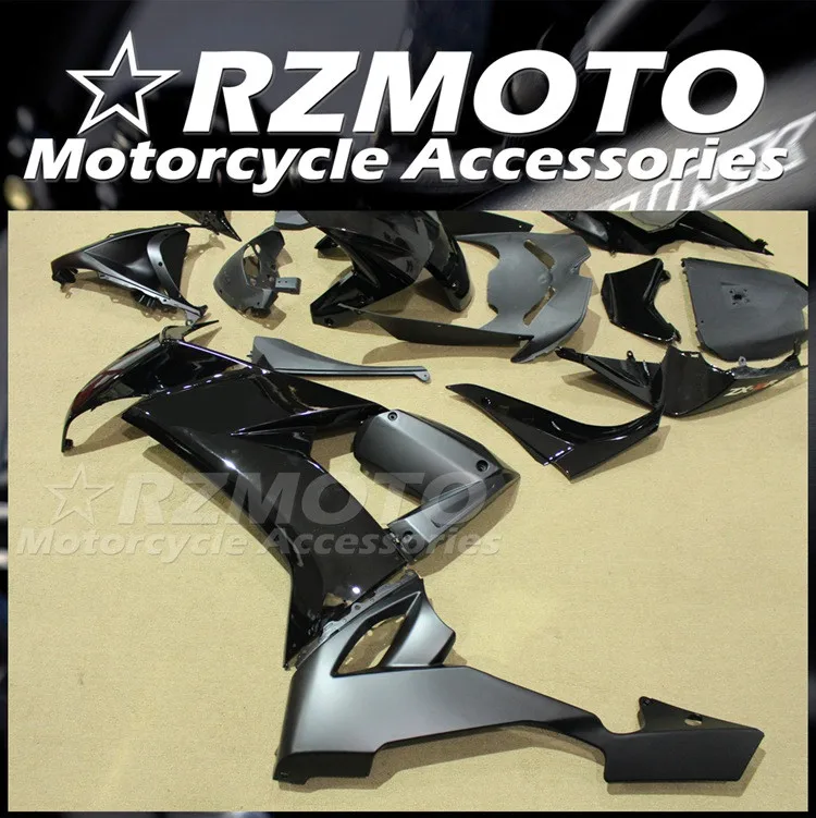 Нов комплект обтекателей за мотоциклети ABS, годни за Kawasaki ZX-10R 2008 2009 2010 ZX10R 08 09 10 Бройки, изработени по поръчка черен Изображение 3