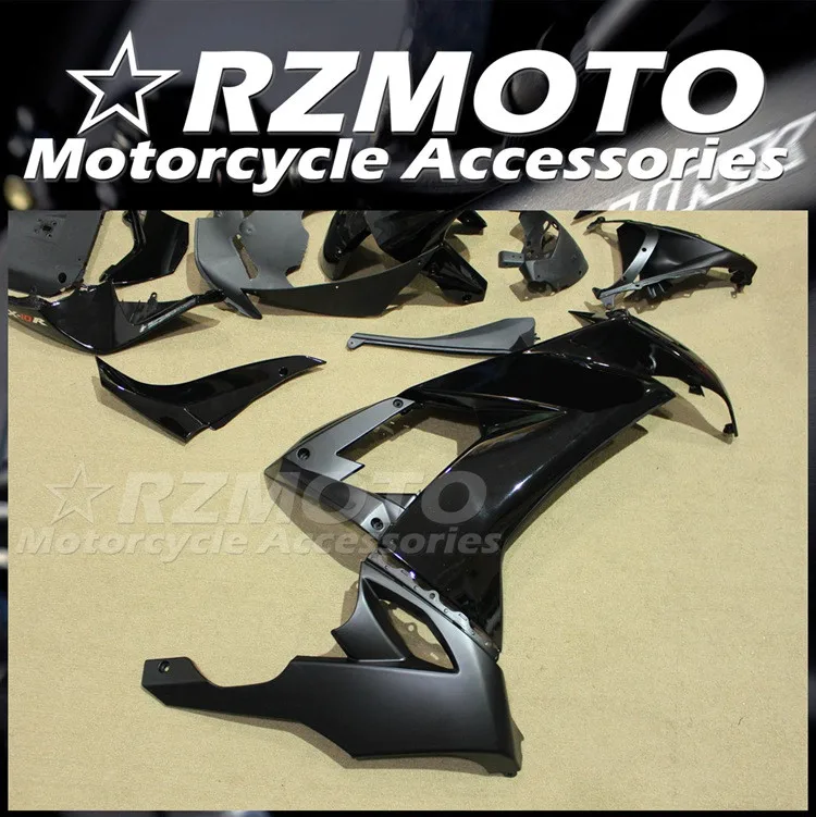 Нов комплект обтекателей за мотоциклети ABS, годни за Kawasaki ZX-10R 2008 2009 2010 ZX10R 08 09 10 Бройки, изработени по поръчка черен Изображение 4