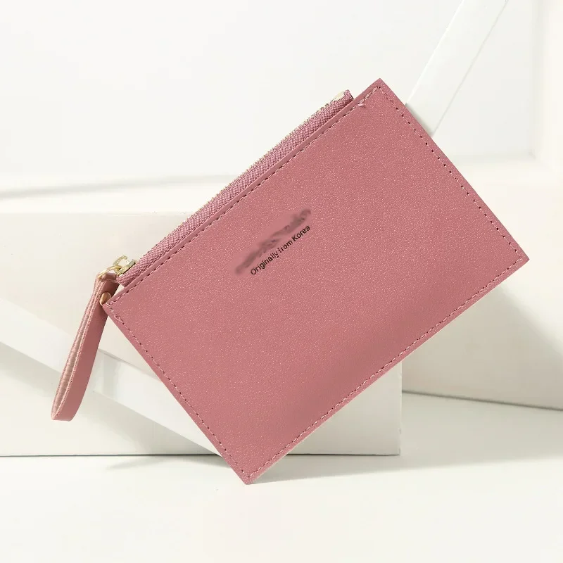 Нов портфейл, чанта за карти, дамски портфейл, лесен модерен класически обикновен портфейл с цип, женски Instagram explosion Изображение 5