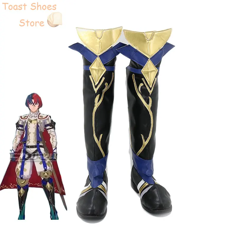 Обувки за cosplay Ryuru, Фантазия обувки за Хелоуин, детска пожарна емблема, подпори за cosplay, обувки от изкуствена кожа, подпори за костюм Изображение 0