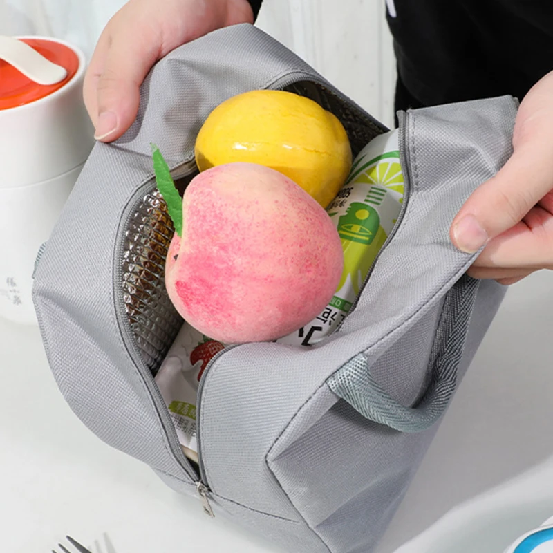 Преносима Чанта За Обяд Ice Cooler Pack Изолиращи Чанти За Съхранение На Храни За Пикник За Момичета Дамски Детска Чанта За Училище Контейнер За Вечеря Bento Изображение 2