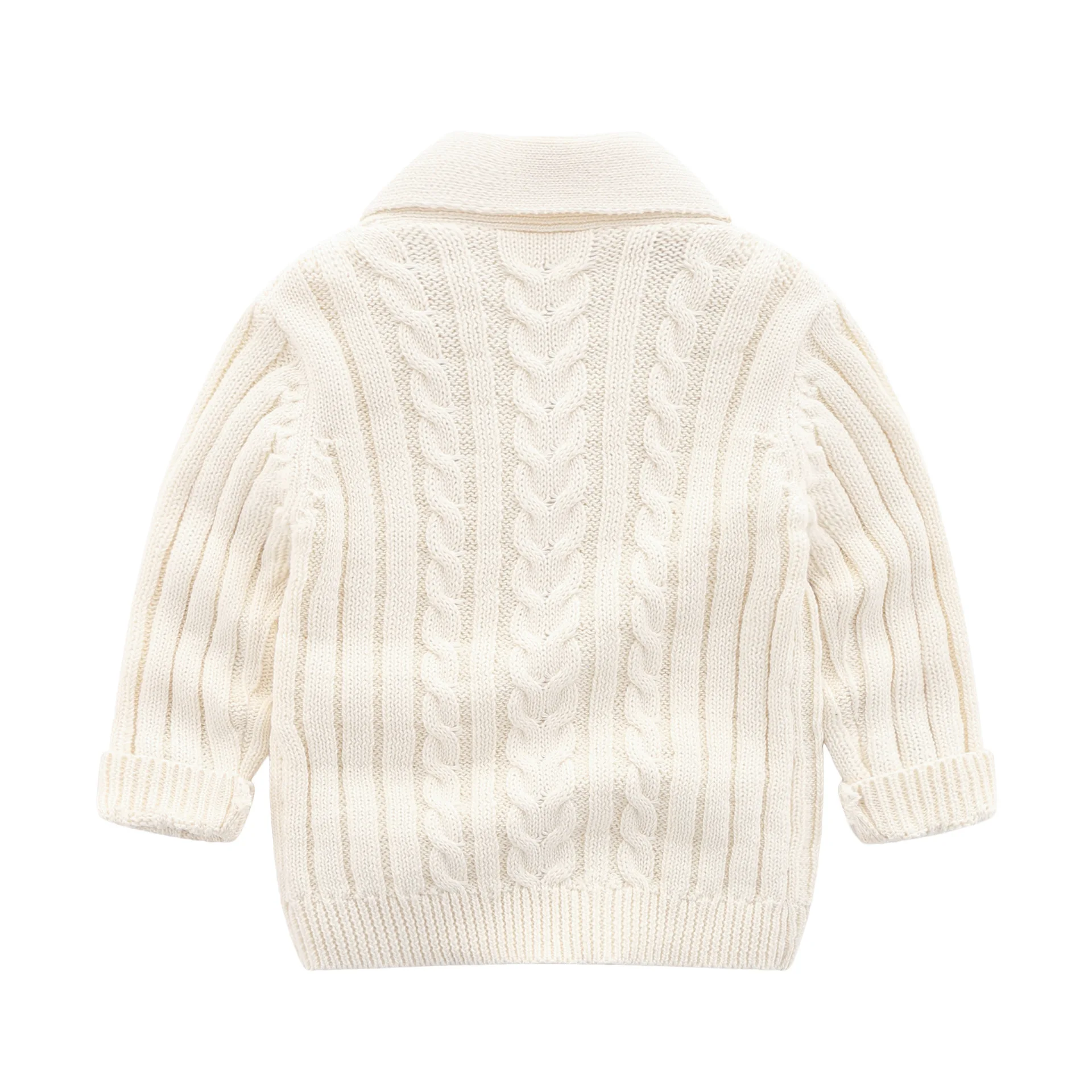 Пуловер-жилетка за момчета 2020, Модерно детско вязаное на една кука палто, Всекидневни Пролетен Пуловер за ученици, Дрехи за бебета, Връхни дрехи от 0 до 3 години Изображение 4