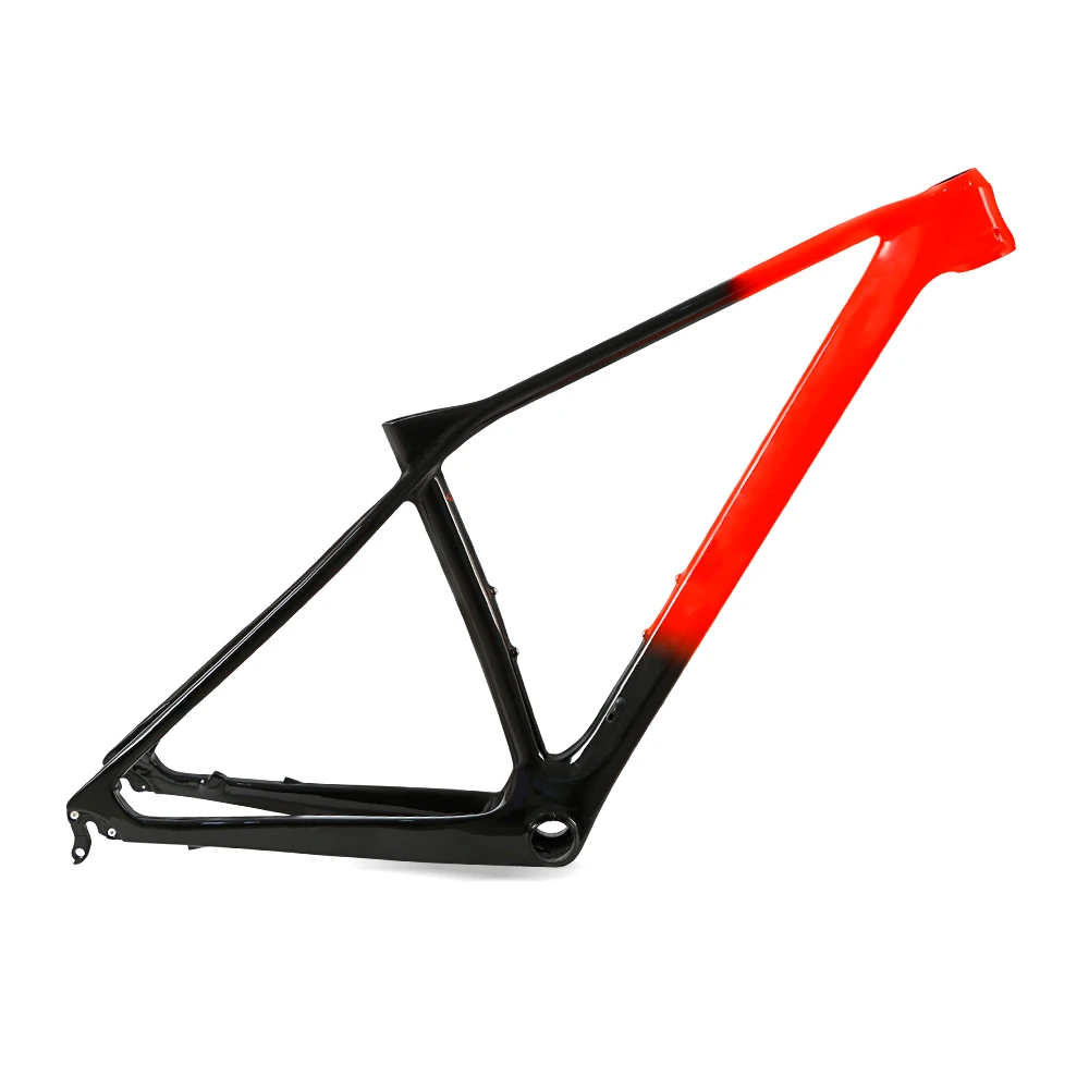 Рамката на велосипеда от въглеродни влакна с потребителски логото на TWITTER mountain bike от въглеродни влакна 15 / 17 / 19 / 21-- инчов 27,5 /29er от въглеродни влакна планинско колоездене fram BB92mm пресована Изображение 0