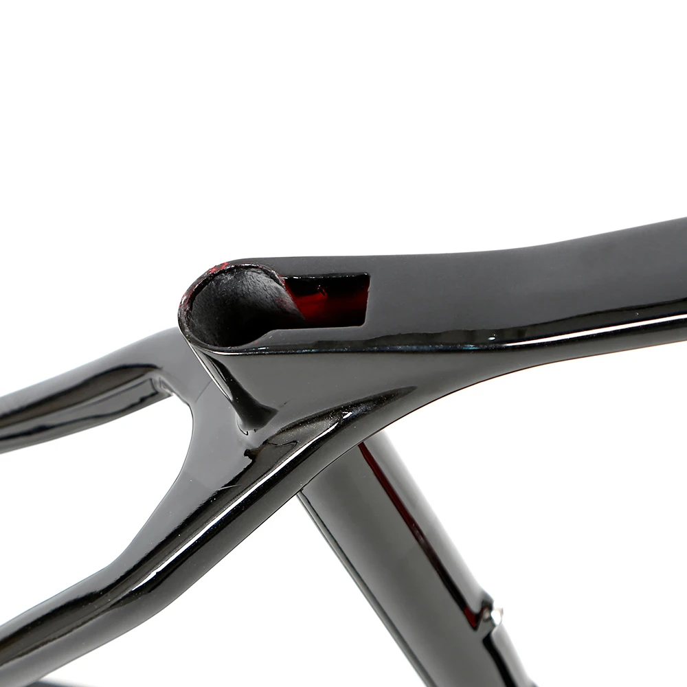Рамката на велосипеда от въглеродни влакна с потребителски логото на TWITTER mountain bike от въглеродни влакна 15 / 17 / 19 / 21-- инчов 27,5 /29er от въглеродни влакна планинско колоездене fram BB92mm пресована Изображение 3