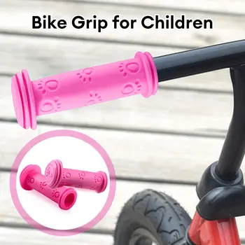 1 чифт гумени дръжки за велосипед, без хлъзгане водоустойчиви дръжки за три колела под наем, скутери, бустер за деца, детски кормила за колоезденето