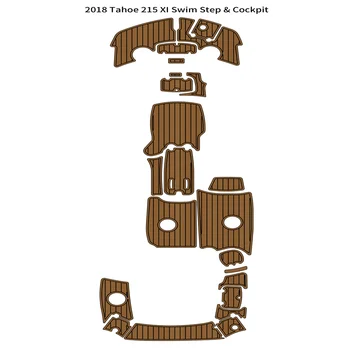 2018 Tahoe 215 XI Swim Step Платформа Подложка За пилотската кабина Лодки ЕВА От Тиково Дърво За Украса на Палубата