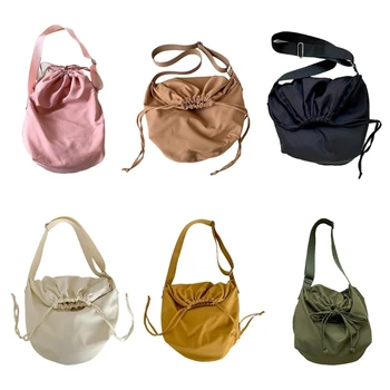 2023 Чанта от съвсем малък Проста модерна чанта през рамо Универсална найлонова чанта чанта с голям капацитет за жени и момичета