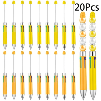 20pcs химикалки от мъниста, направени със собствените си ръце, Подарък дръжка Може да бъде от мъниста