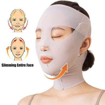 3D Множество Дишаща Козметична дамска превръзка против бръчки за отслабване V Shaper Маска за сън с пълна подтяжкой лице