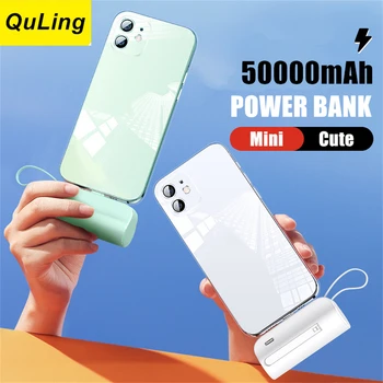 5000 mah Mini За iPhone 14 13 12 Samsung S21 S22 Xiaomi Redmi Huawei Oppo Power Case Bank Калъф За Батерията, Зарядното Устройство на Телефона