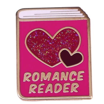 A2423 Розови блестящи игли за четене романи, карфици с ревери, за раницата, Емайлирани игли, женски брошки за дрехи, Икони, бижута, аксесоари, Подаръци