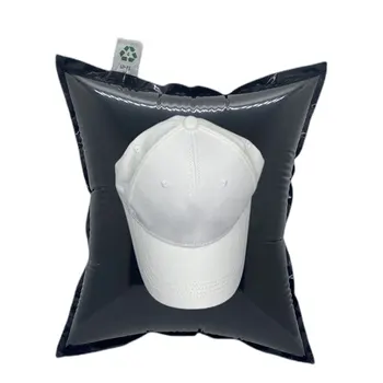 Relchoor 50шт Отворена въздушна колона Шампанско чанта в черен цвят Бейзболна шапка Надуваеми предпазни възглавници от натиск Експресна опаковка