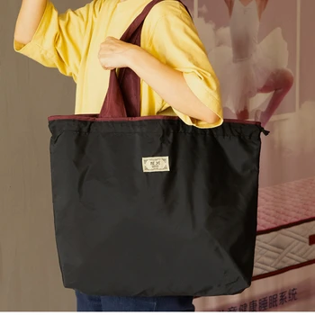 Голяма Пазарска чанта в съвсем малък, Дългогодишна Множество Дамски пазарска чанта, Сгъваема чанта през рамо, Чанта-тоут за продукта