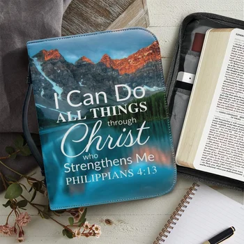 Дамски кожени чанти, удобни стихове от Библията, практически чанта от Библията, за да проучи в Църквата, кутии за съхранение на свещени книги, луксозни чанти с цип