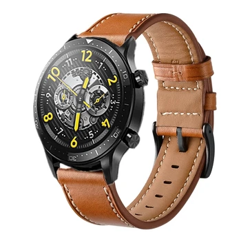 За Polar Ignite 2 Vantage M2 Каишка от естествена кожа за Realme Watch S Pro смарт-watchband Ticwatch E3 Аксесоари за гривни