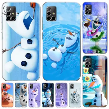 Калъф Олаф Snowman Frozen за Samsung Galaxy а a53 A14 A12 A13 A33 A51 A54 A32 A21s A31 A03 A71 A52s A52 A34 силиконов калъф за телефон