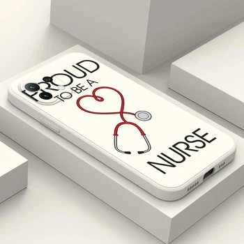 Калъф за Xiaomi MI 9 lite 9SE MI9T A3 PRO lite CC9 CC9E Калъф За телефон Мек Силиконов гордост да бъде медицинска сестра