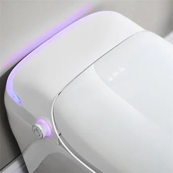 Лесна за почистване Електронен автоматичен тоалетна за баня, биде модерен санитарен автоматично пречистване на седалката smart tv