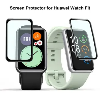 Меко стъкло за Huawei Watch Fit 2 Smartwatch 9D HD на цял екран закалени защитен калъф fit2 Аксесоари