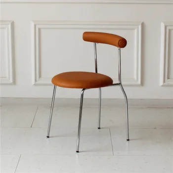 Метални модерни столове за всекидневна, подови настилки за хол, стол за мързелив трапезария, луксозен шезлонг, мебели за хола MQ50KT