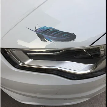 Нов автомобил САМ персонализирани етикети с пера творчески 3D стикери с драскотини за УАЗ 31512 3153 3159 3162 Симбир 469 Хънтър и Патриот