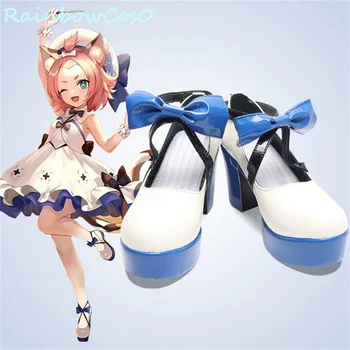 Обувки за cosplay Diona Genshin Impact Ботуши Игра аниме Хелоуин Коледа RainbowCos0 W3673