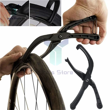 Под наем Ръчен лост гуми Топчета Гаечен ключ е Инструмент за инсталиране на велосипедни гуми Скоба за теглене, ABS джантата на мотора Клещи за велосипедни гуми Инструменти за ремонт