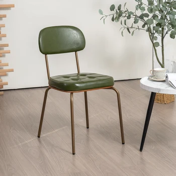 Промишлени Железни Трапезни Столове Реколта Зелени Столове за кухня, всекидневна, Бар плот Cadeiras De Jantar Мебели за дома A2