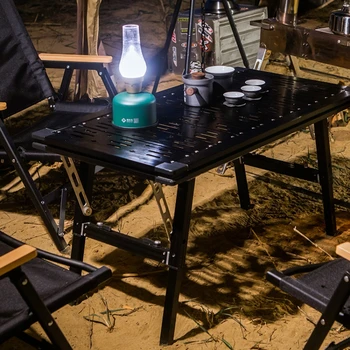 Сгъваема маса Hantu Outdoor IGT, Разборный, регулируема по височина Маса за пикник с чанта за съхранение