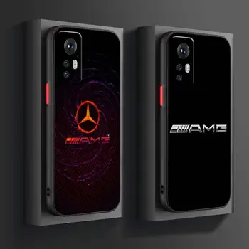 Спортен Автомобил, A-AMG Cool Art За Xiaomi Mi 13 12 12T 11T 11 11i 10T 10 9T Pro Lite Ultra 5G Матиран Прозрачен Калъф За вашия Телефон