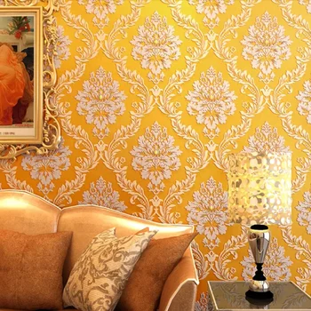Триизмерни сгъстено флизелиновые тапети в европейски стил, за да хол, спалня, на фона на тапети за стени