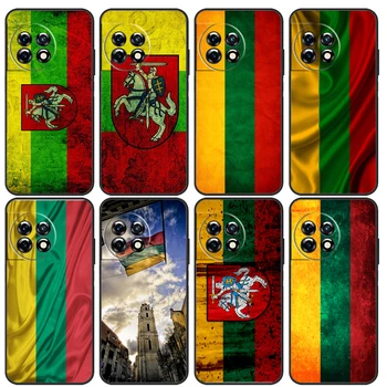 Флаг на Литва Калъф за OnePlus 11 8 9 10 Pro 8T 9R 9RT 10T OnePlus Nord 2 2T CE 3 Lite N30 N10 N20 Калъф