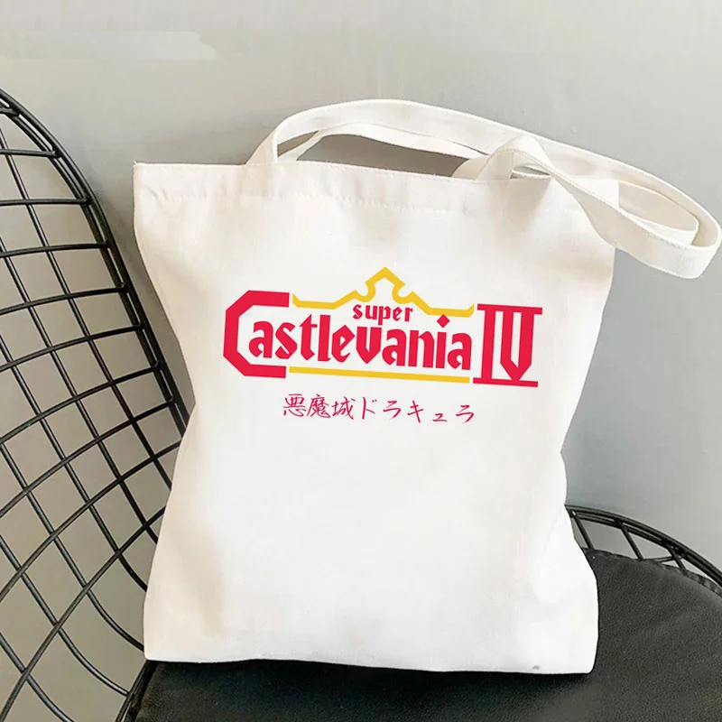 пазарска чанта castlevania холщовая еко-множество джутовая чанта bag bolsas ecologicas string reciclaje sacola sac tissu Изображение 0