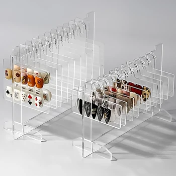 Ins Прозрачна Акрилна поставка за дизайн на ноктите под формата на куката Дъска за демонстрация на проби гелевых цветни произведения на Изложбени Инструменти