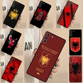 Албания Албанец Флаг Калъф За Телефон Samsung Galaxy S21 S22 S23 Ultra Note 20 S8 S9 S10 Note 10 Plus S20 FE Калъф