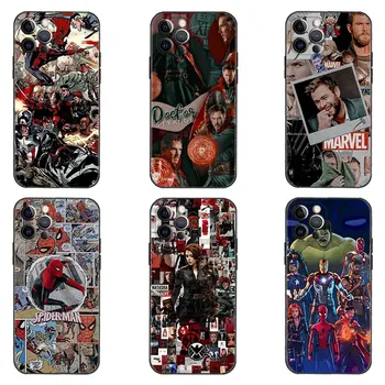 Калъф Avergers Hulk за iPhone 13 11 12 pro max 13promax 14 12promax Case XR XS Funda 7 8 6 6s plus Marvel Cover